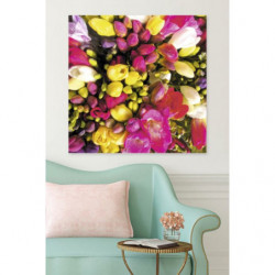 BOUQUET OF FREESIAS Canvas print