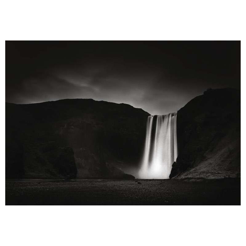 SKODAFOSS BY NIGHT canvas print - Nature landscape