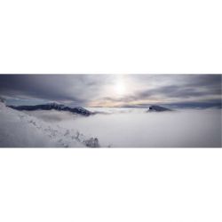 Tableau montagne panoramique : vue des Trois Becs