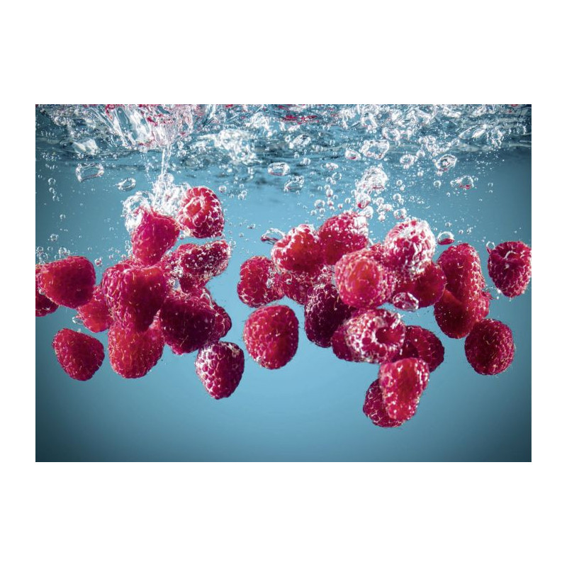 RASPBERRY BUBBLES canvas print - Canvas print for kitchen