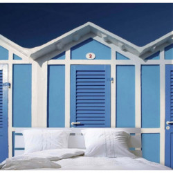 BEACH HUTS wallpaper