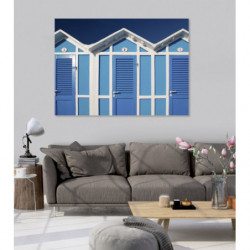 BEACH HUTS canvas print