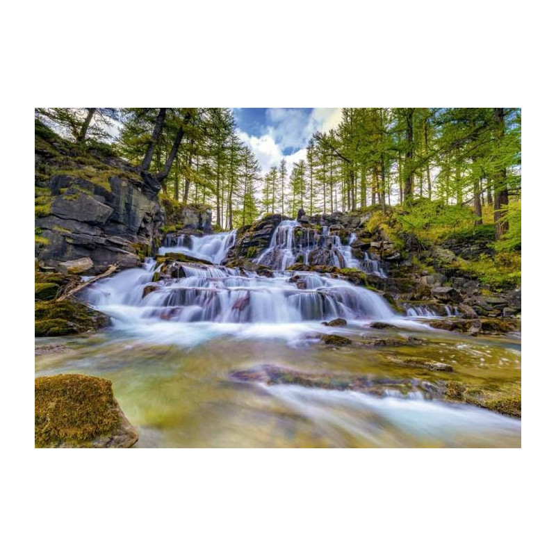 FONTCOUVERTE WATERFALL Canvas print - Nature landscape