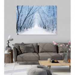 WHITE ROAD Canvas print