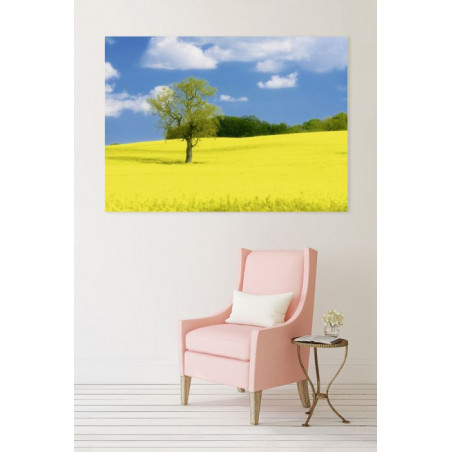 YELLOW ROAD canvas print