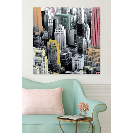 COLOR BUILDING canvas print