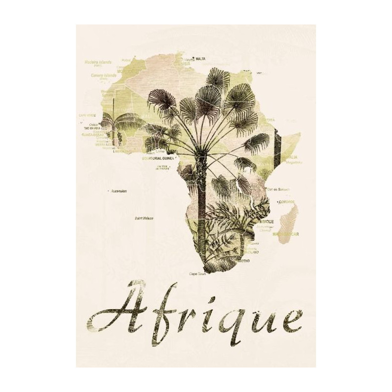 Tableau AFRIQUE VINTAGE - Tableaux xxl