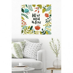 ALL WE NEED IS LOVE canvas print