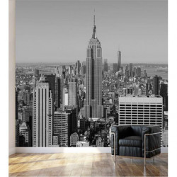 EMPIRE STATE BUILDING B&W poster