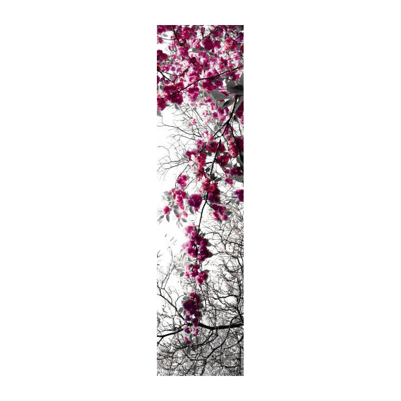 EVEIL BLACK privacy screen - Printed floral privacy screen