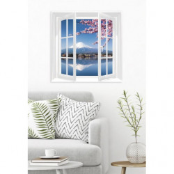 WINDOW ON MOUNT FUJI Canvas print