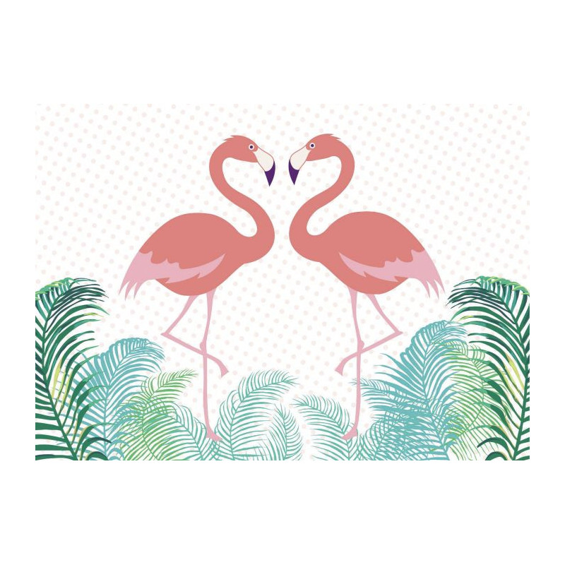 FLAMINGO IN LOVE canvas print - Wildlife