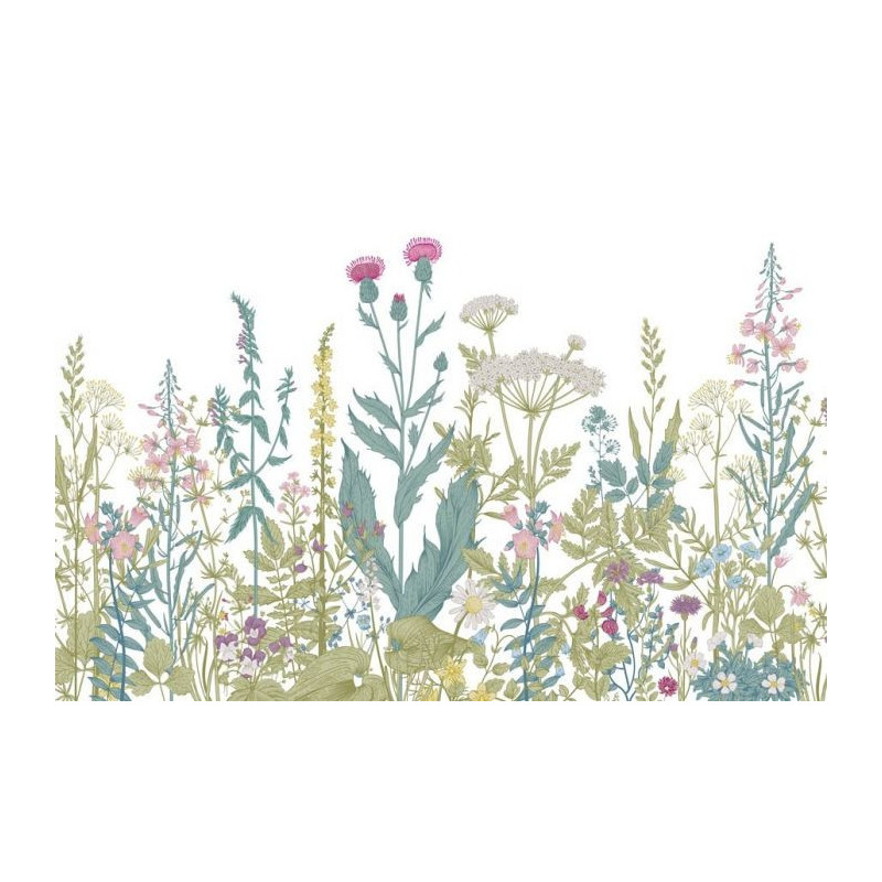 WILD FLOWERS Wallpaper - Panoramic wallpaper