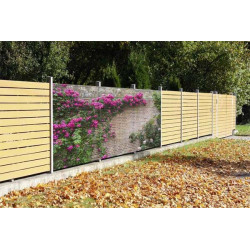 Brise vue FLOWERS WALL palissade