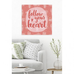 FOLLOW YOUR HEART canvas print