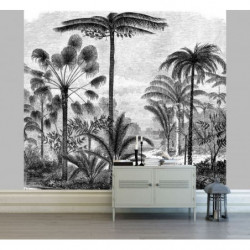 PALM TREE ENGRAVING Wallpaper