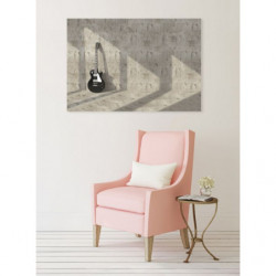 GUITAR ON THE WALL canvas print