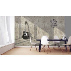 GUITAR ON THE WALL poster