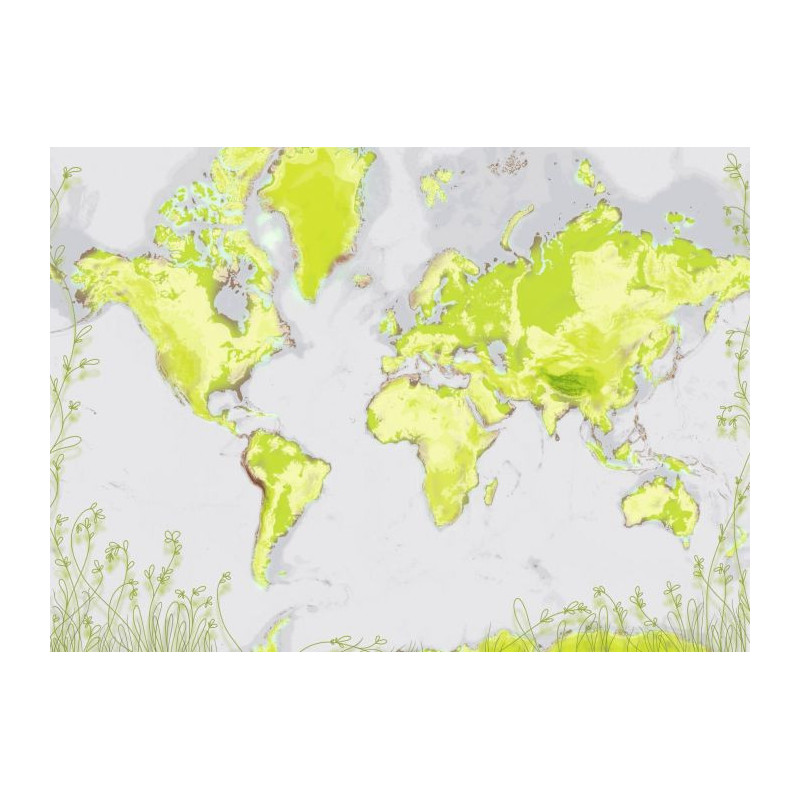 IMAGINA canvas print - World map