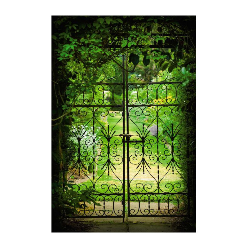 GARDEN Privacy screen - Printed green privacy screen