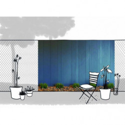 BLUE PLANTER Privacy screen