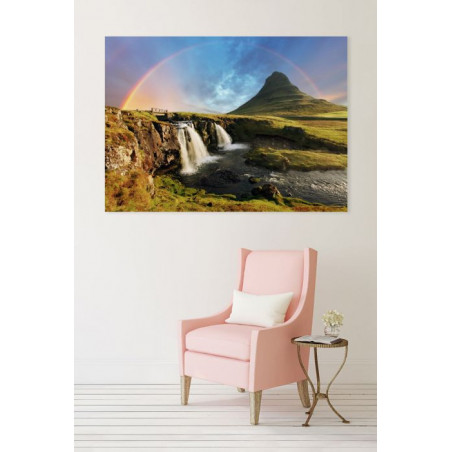 KIRKJUFELLSFOSS ICELAND Canvas print