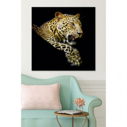 Tableau LA SIESTE DU LEOPARD