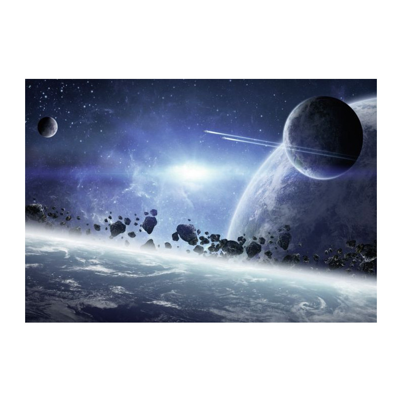 THE SPACE canvas print - Blue canvas print