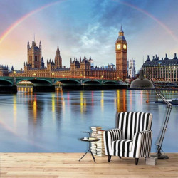 LONDON RAINBOW wallpaper