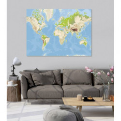 MAPPEMONDE canvas print