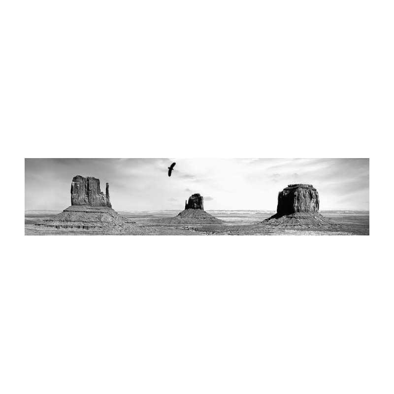 Papier Peint MONUMENT VALLEY B&W - Papier peint noir et blanc