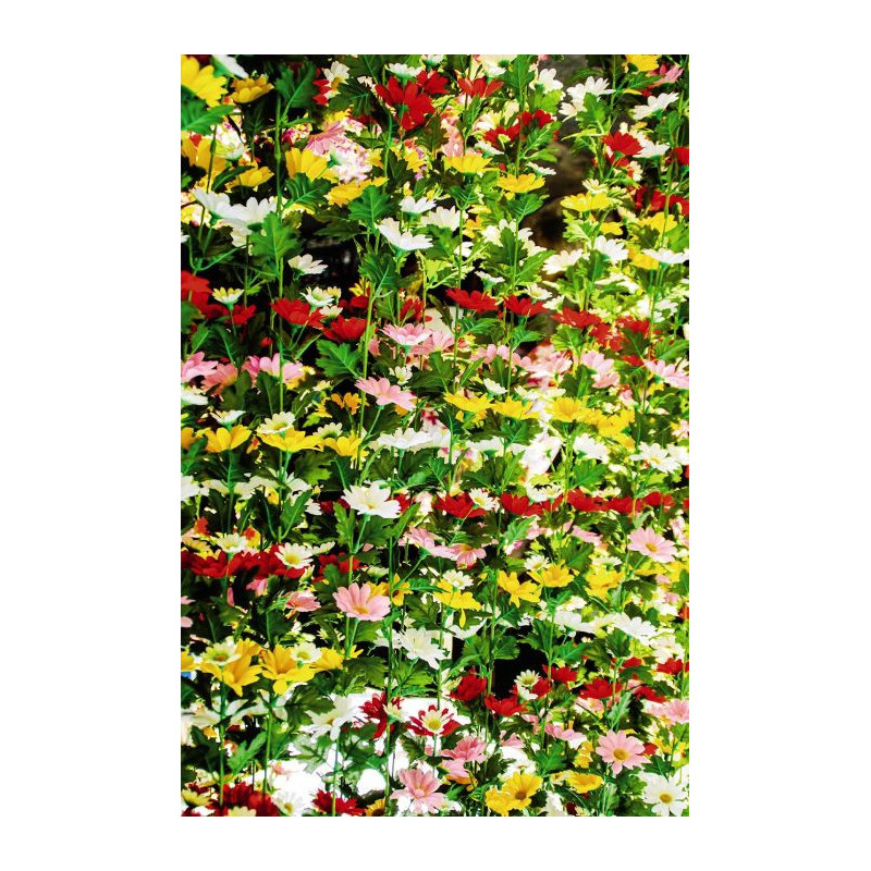 Papier Peint MUR FLEURI - Papier peint mur vegetal