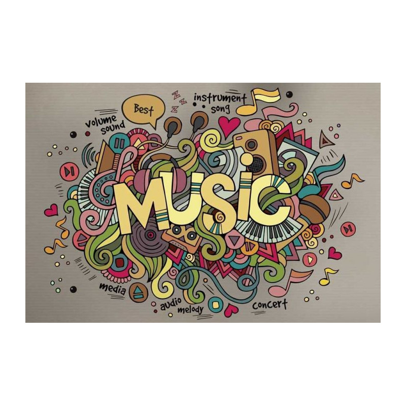 MUSIC Poster - Panoramic poster