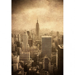 NEW YORK BROWN canvas print