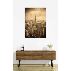 NEW YORK BROWN canvas print