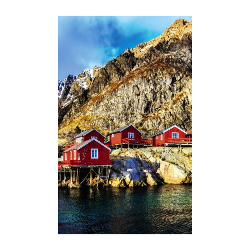 NORWAY LOFOTEN wall hanging - Nature landscape wall hanging tapestry