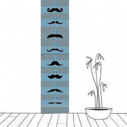 MOUSTACHE NUMBERS wall hanging