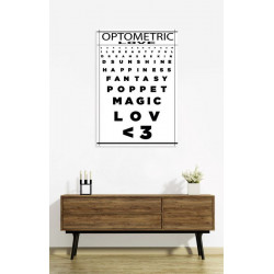 OPTOMETRIC LOVE canvas print