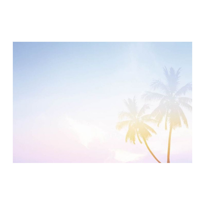 PALM TREES PASTEL poster - Bedroom poster