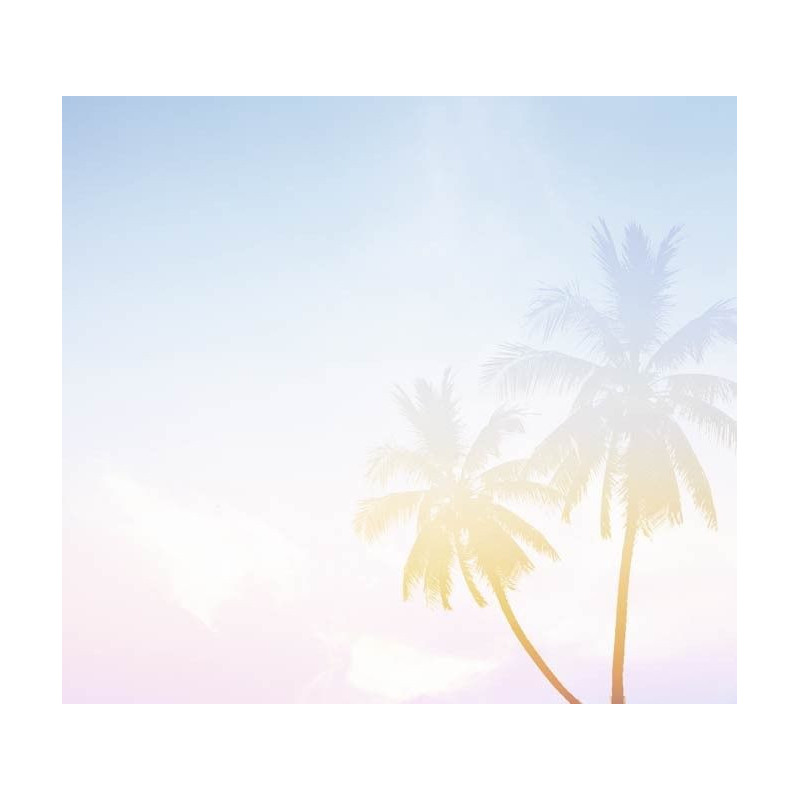 PALM TREES PASTEL wallpaper - Panoramic wallpaper