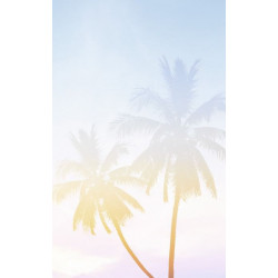 PALM TREES PASTEL  wall hanging