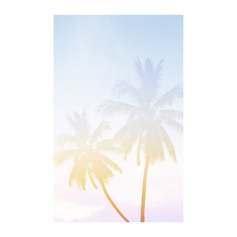 PALM TREES PASTEL wall hanging - Nature landscape wall hanging tapestry