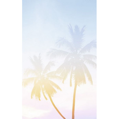 PALM TREES PASTEL  wall hanging