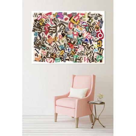 PASTED PAPERS canvas print
