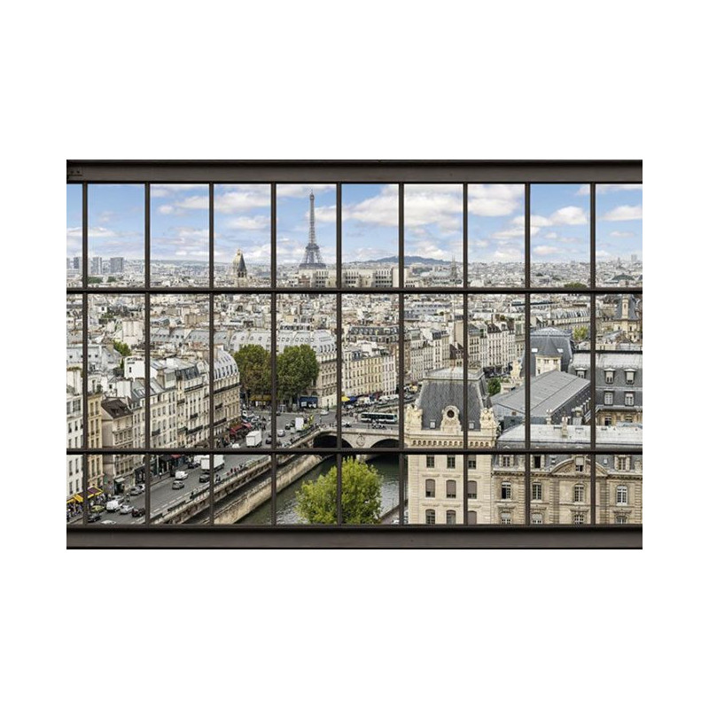 THE SEINE IN PARIS Wallpaper - Optical illusion wallpaper