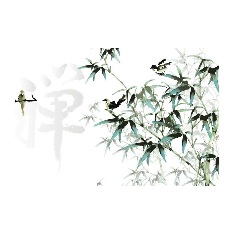 Papier Peint PEINTURE CHINOISE - Papier peint panoramique
