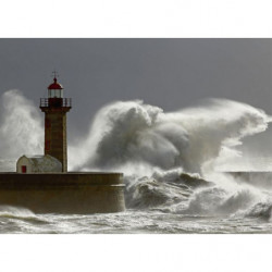 PORTO LIGHTHOUSE Canvas print