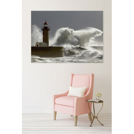 PORTO LIGHTHOUSE Canvas print