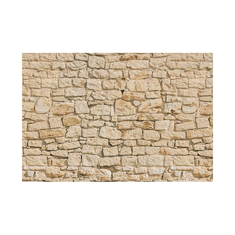 BEIGE STONES Wallpaper - Dry stone wallpaper