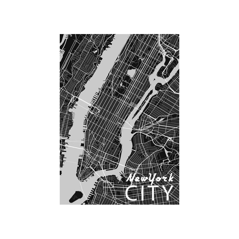 Tableau PLAN DE NEW YORK - Tableau urbain